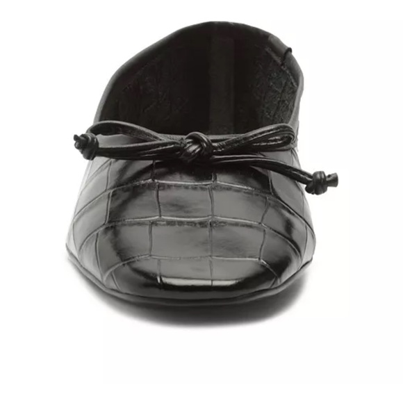 NEW SCHUTZ Arissa pointed ballet flats in black croc 9.5 US - Picture 3 of 13